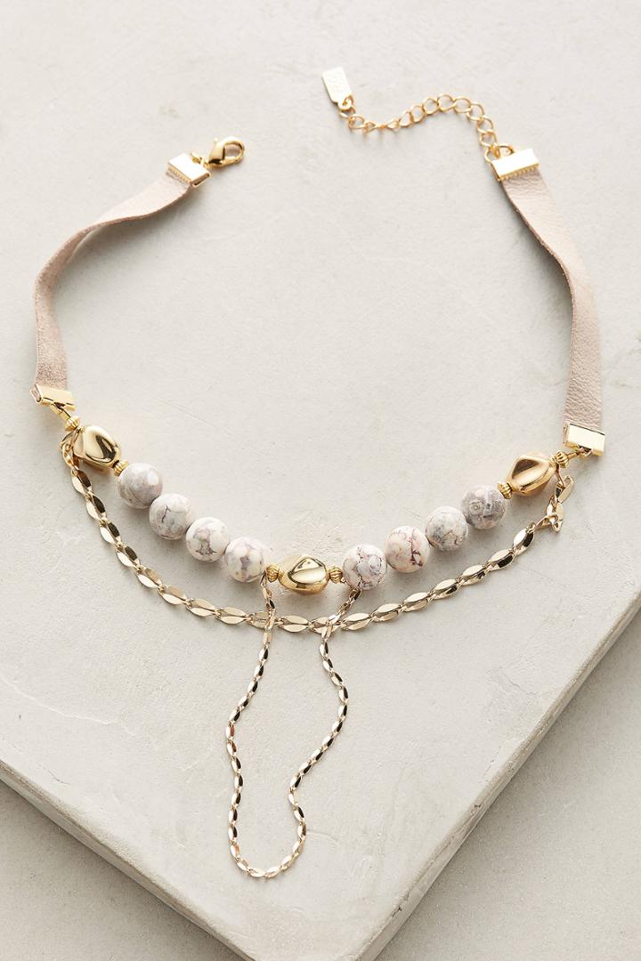 Anthropologie Nicolette Beaded Choker Necklace