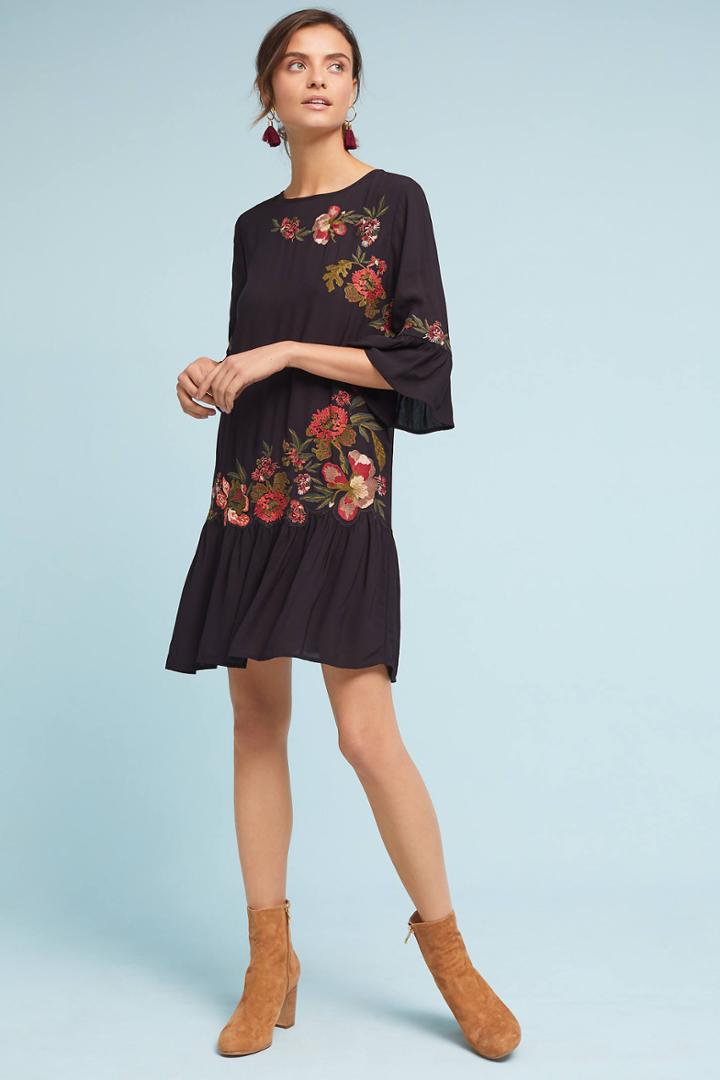 Velvet By Graham & Spencer Leona Bell-sleeve Dress