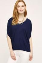 Bordeaux Ribbed Cocoon Tee