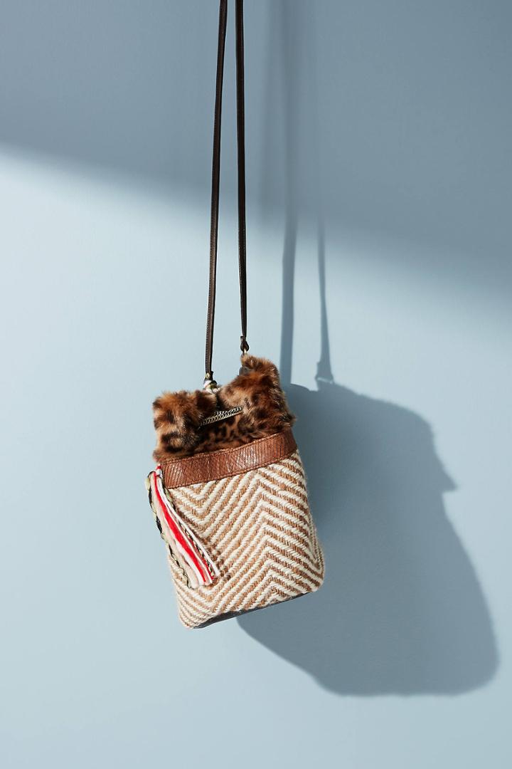 Claramonte Bosphore Zig Zag Bucket Bag