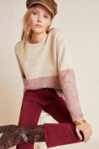 Cupcakes And Cashmere Sancha Colorblocked Sweater