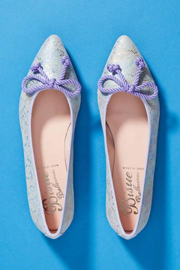 Bisue Ballerinas Rope Bow Flats