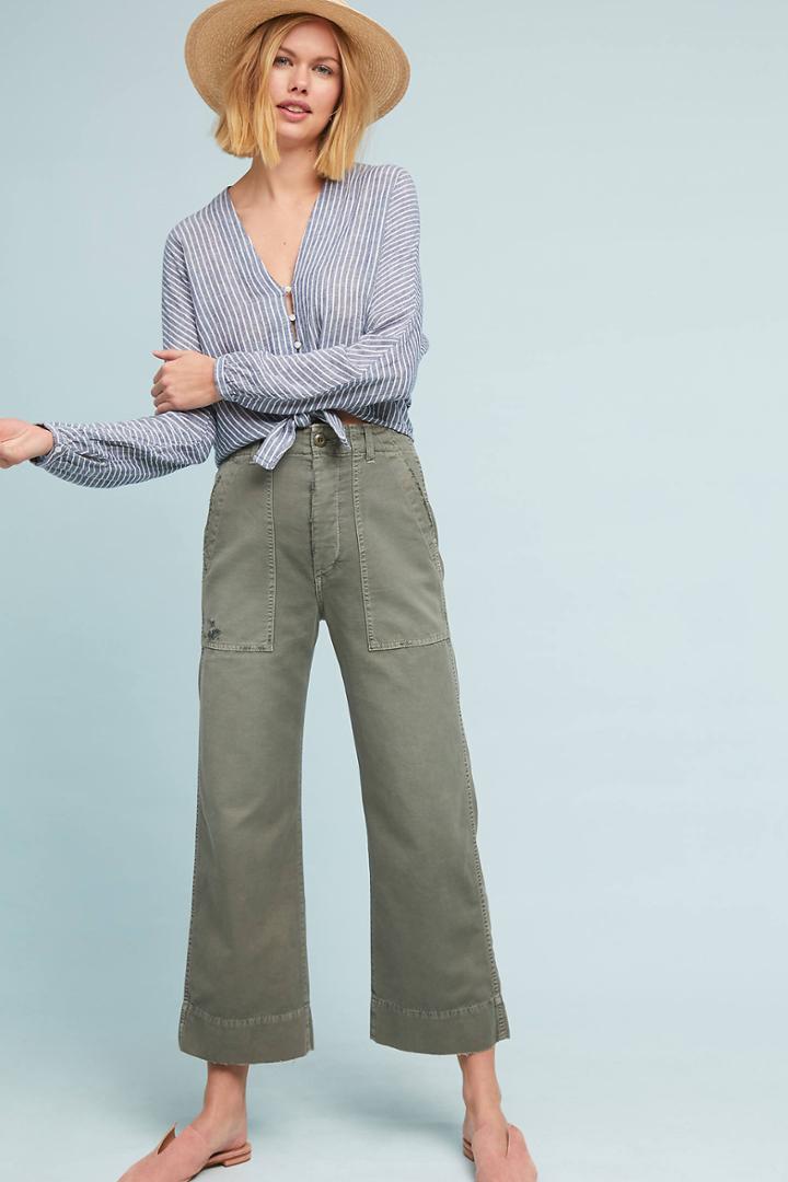 Amo Utility Cropped Wide Legs
