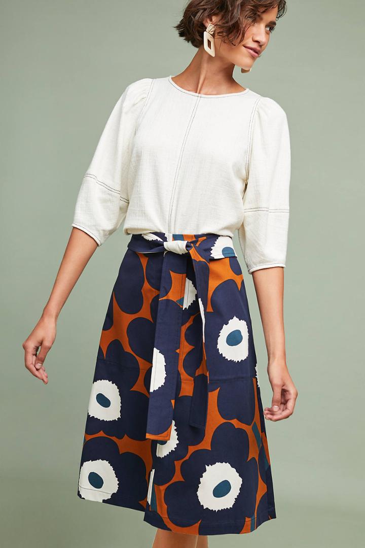 Marimekko Talvio Floral Skirt