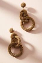 Suzanna Dai Triple Hoop Drop Earrings