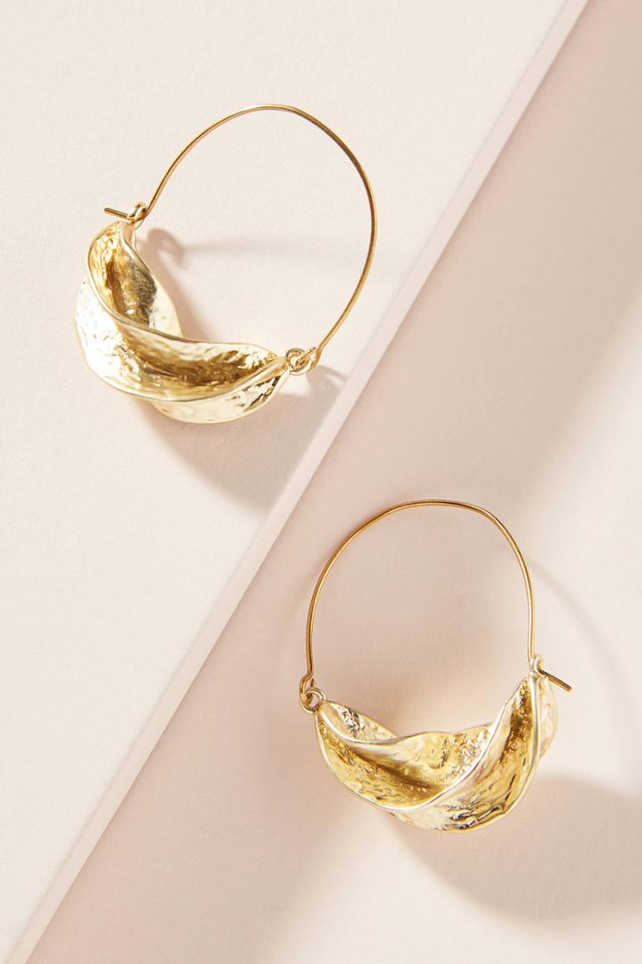Serefina Regina Crescent Hoop Earrings