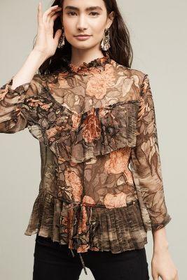 Plenty By Tracy Reese Lewellyn Silk Blouse
