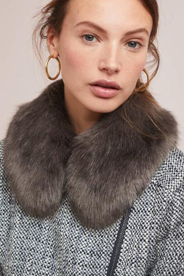 Helen Moore Faux Fur Shirt Collar