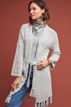 Cupcakes And Cashmere Oreithyia Fringed Cardigan