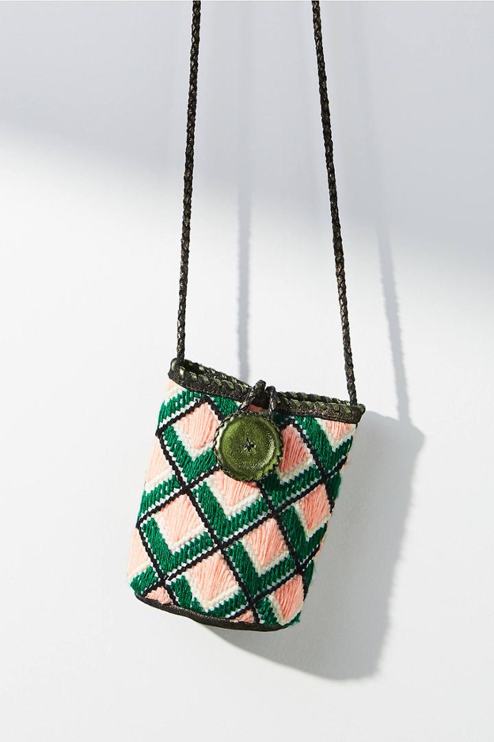 En Shalla Criss-cross Bucket Bag