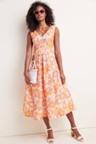 Hope For Flowers By Tracy Reese Michelle Floral Midi Dress