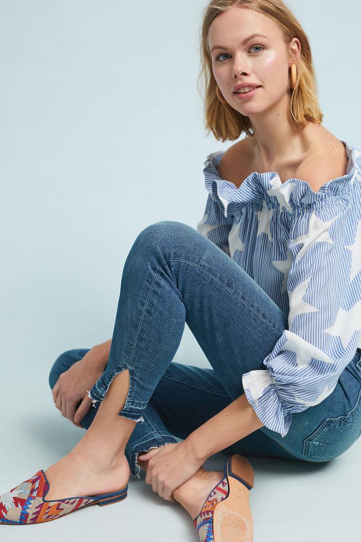 Mcguire Bella High-rise Skinny Slit Ankle Jeans