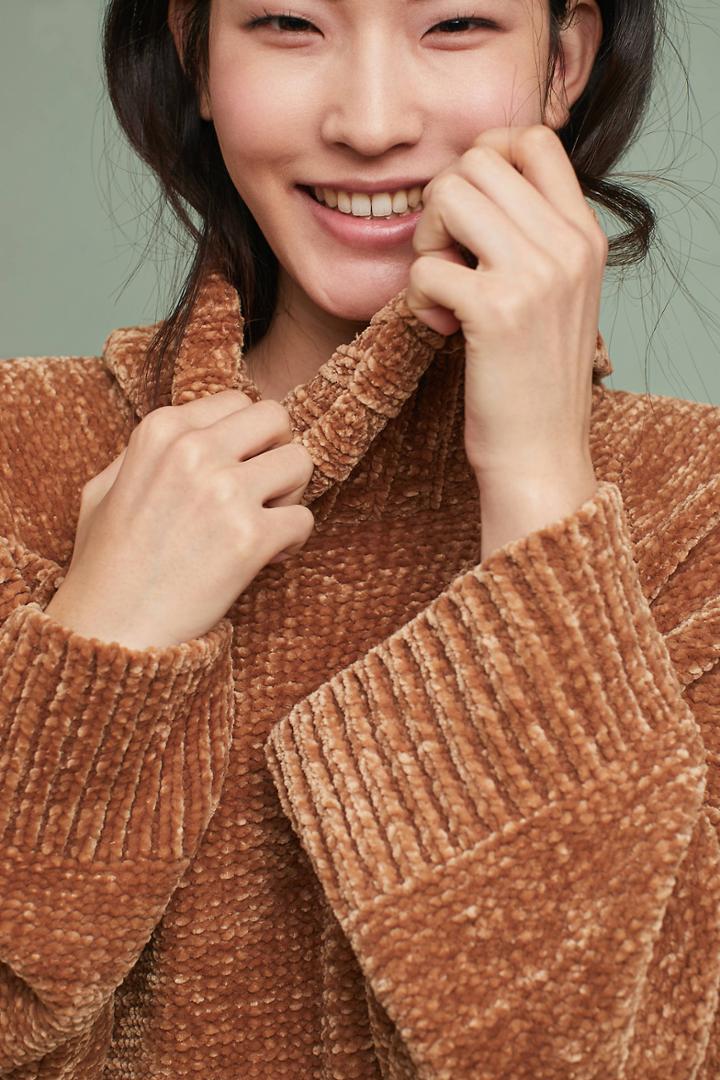 Moth Chenille Turtleneck Tunic