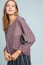 Sunday In Brooklyn Knotted Geometric Blouse