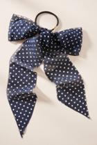 Anthropologie Dotted Scarf Hair Tie