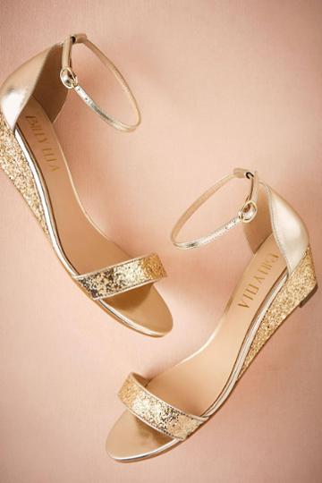 Anthropologie Cristal Wedges