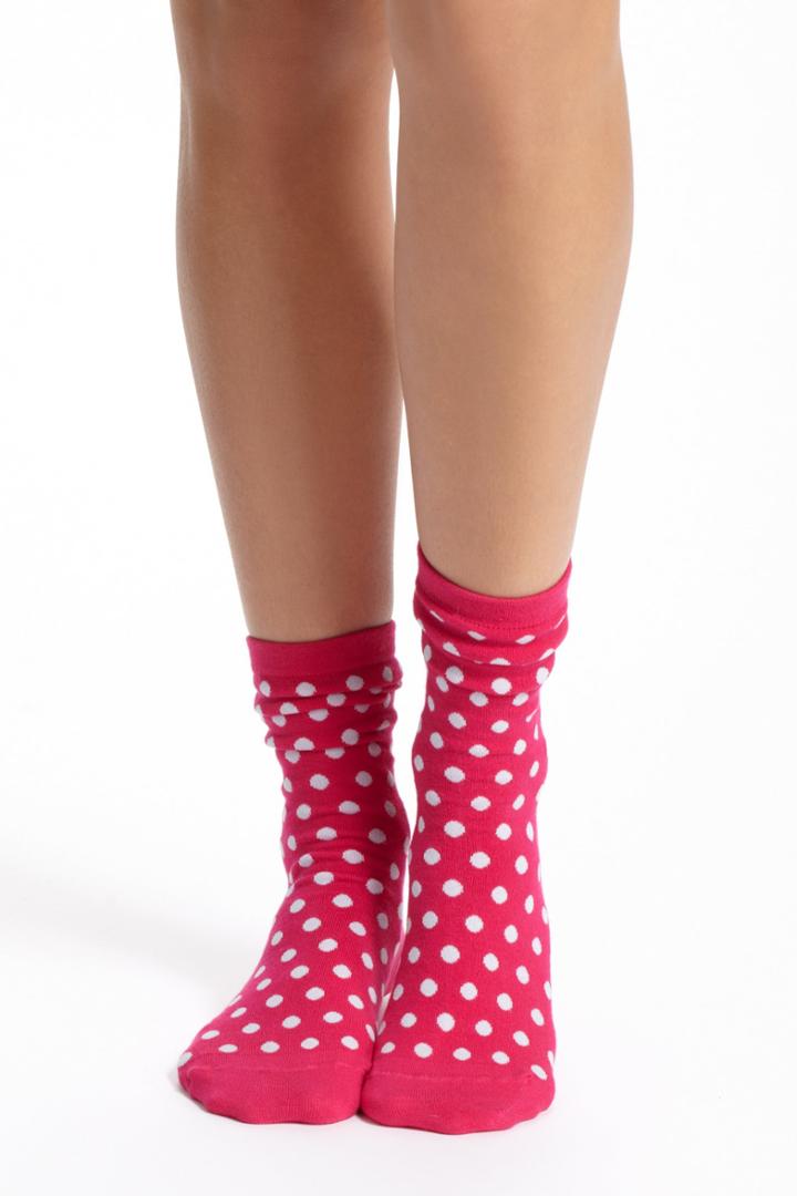 Mini Dot Crew Socks