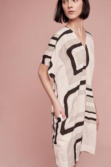 Uzi Nyc Ditmas V-neck Tunic Dress