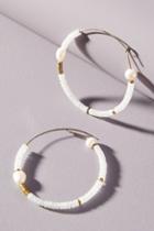Serefina Nico Pearl Hoop Earrings