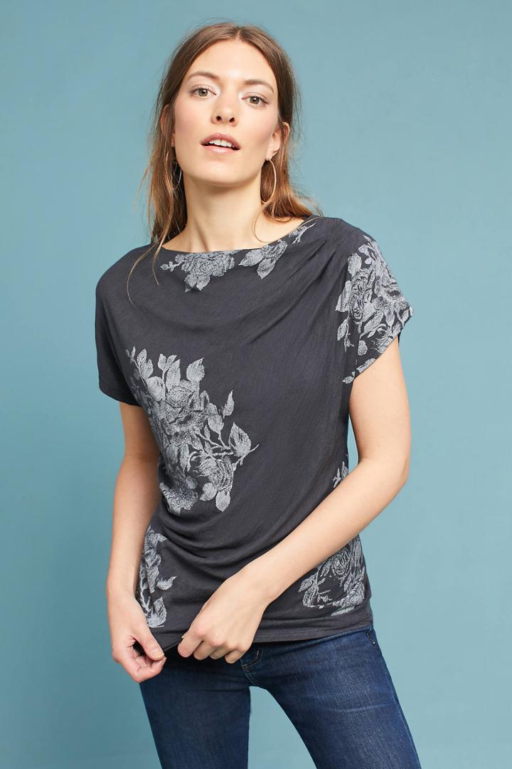 T.la Draped & Gathered Tee
