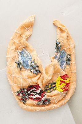 Roarke Rosette Scarf Necklace