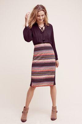 Cecilia Prado Serafina Striped Sweater Skirt