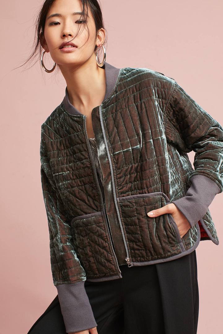 Hei Hei Velvet Quilted Jacket