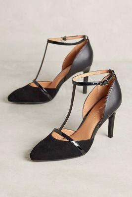 Lien.do Lien. Do Mixed Media T-straps Black