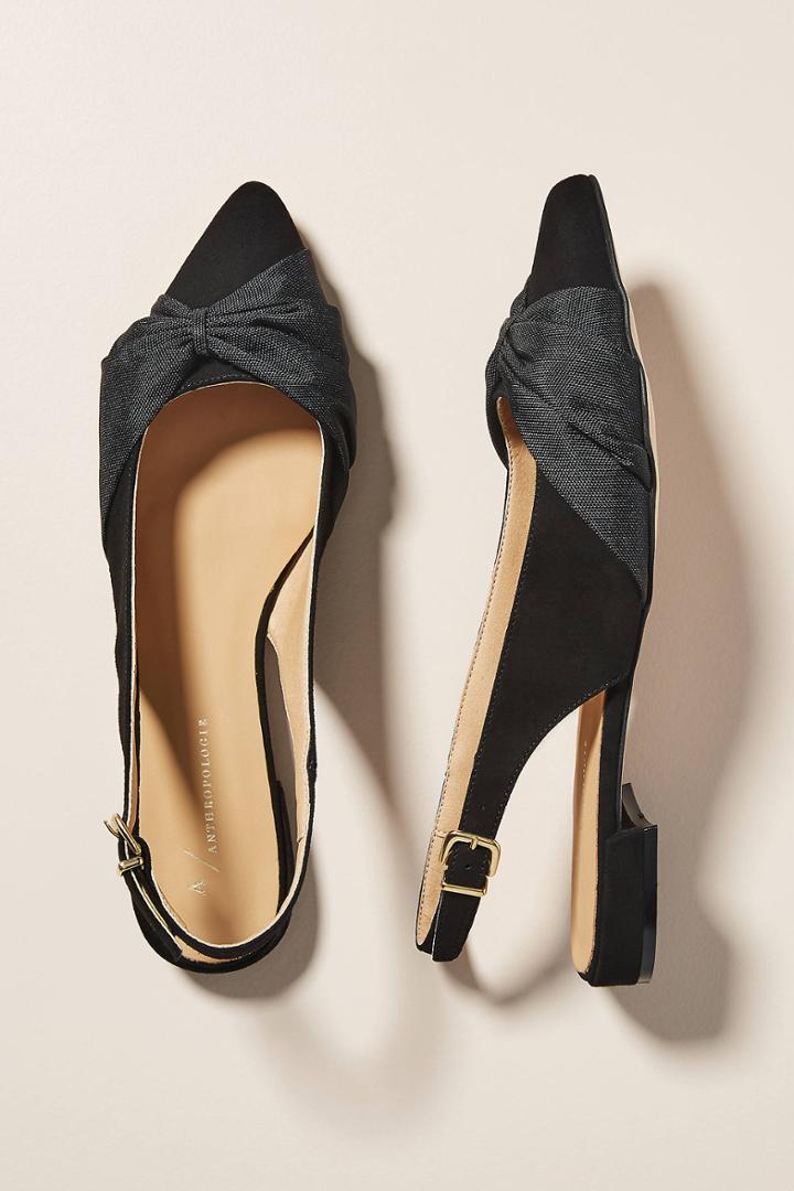 Anthropologie Paulina Slingback Flats