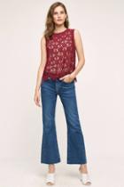 Mih Lou Mid-rise Cropped Flare Jeans