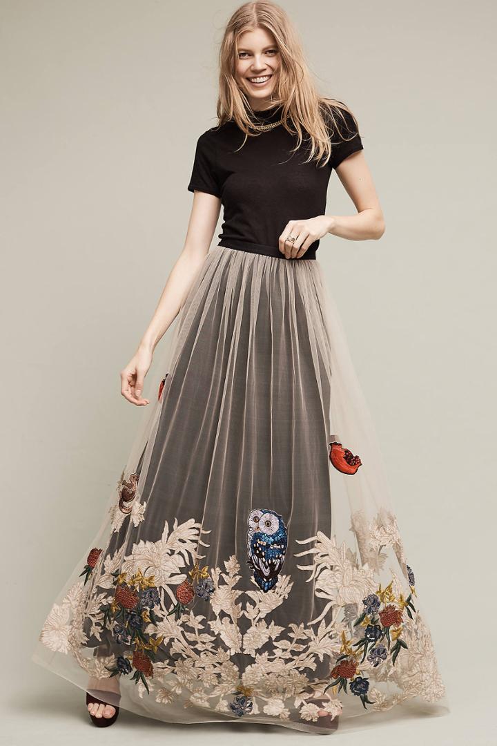 Varun Bahl Hidden Forest Maxi Skirt