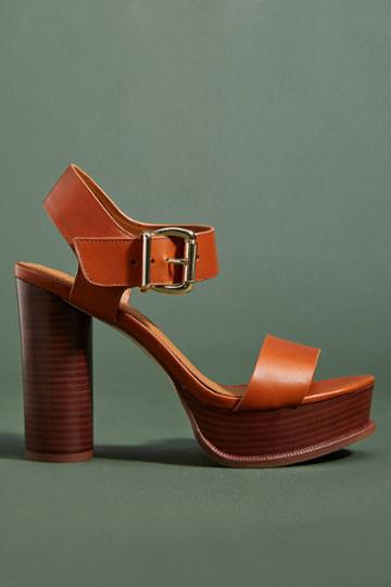 Sarto By Franco Sarto Leather Platform Heels