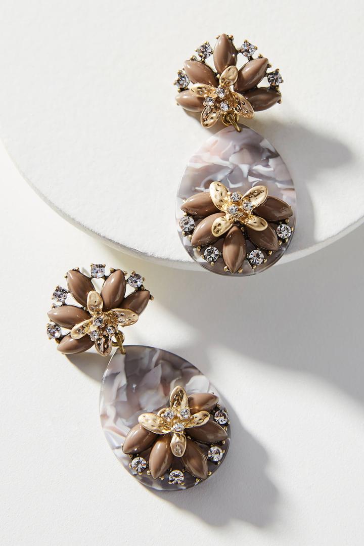Anthropologie Sandy Shores Drop Earrings