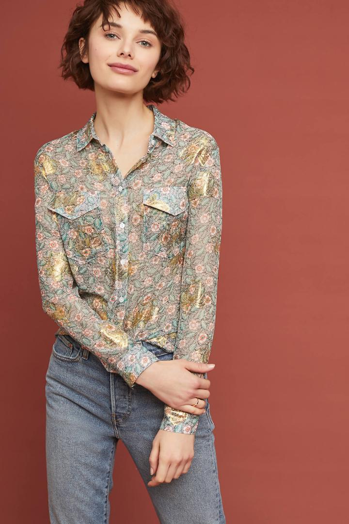 The Kooples Anaheim Printed Buttondown