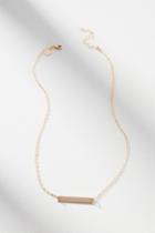 Pixley Pressed Classic Bar Pendant Necklace