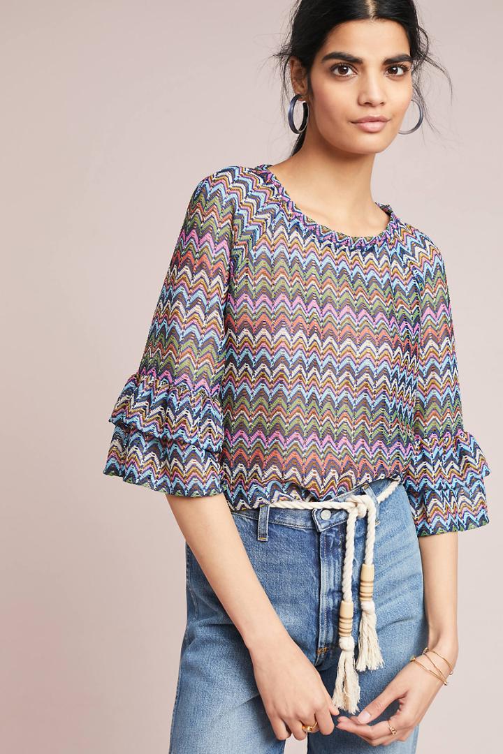 Eva Franco Samba Striped Top