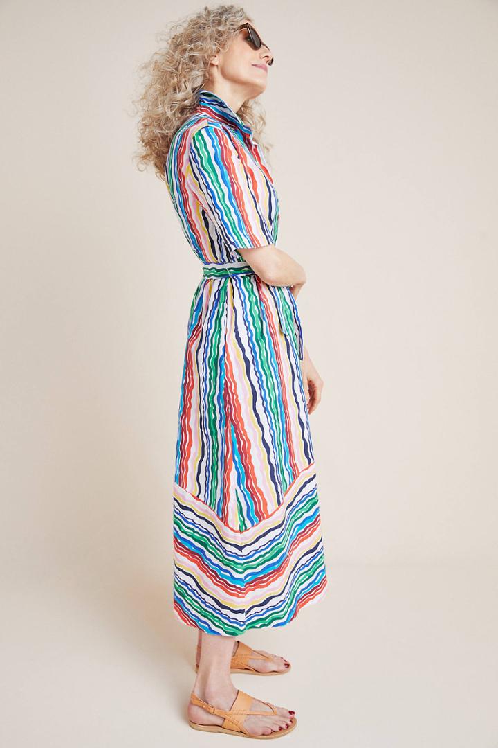 Seen Worn Kept Cicero Striped Shirtdress