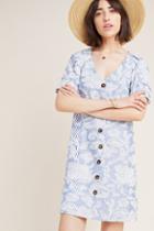 Waverly Grey Vanessa Embroidered Button-front Dress