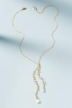 Ela Rae Moonstone Y-drop Necklace