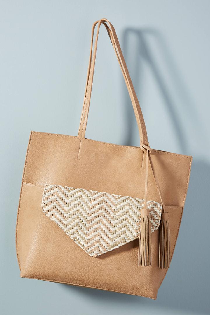 Anthropologie Thoma Clutch + Tote Bag