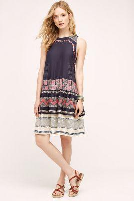 Nor Black Nor White Romana Swing Dress