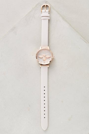 Olivia Burton Tove Leather Bee Watch