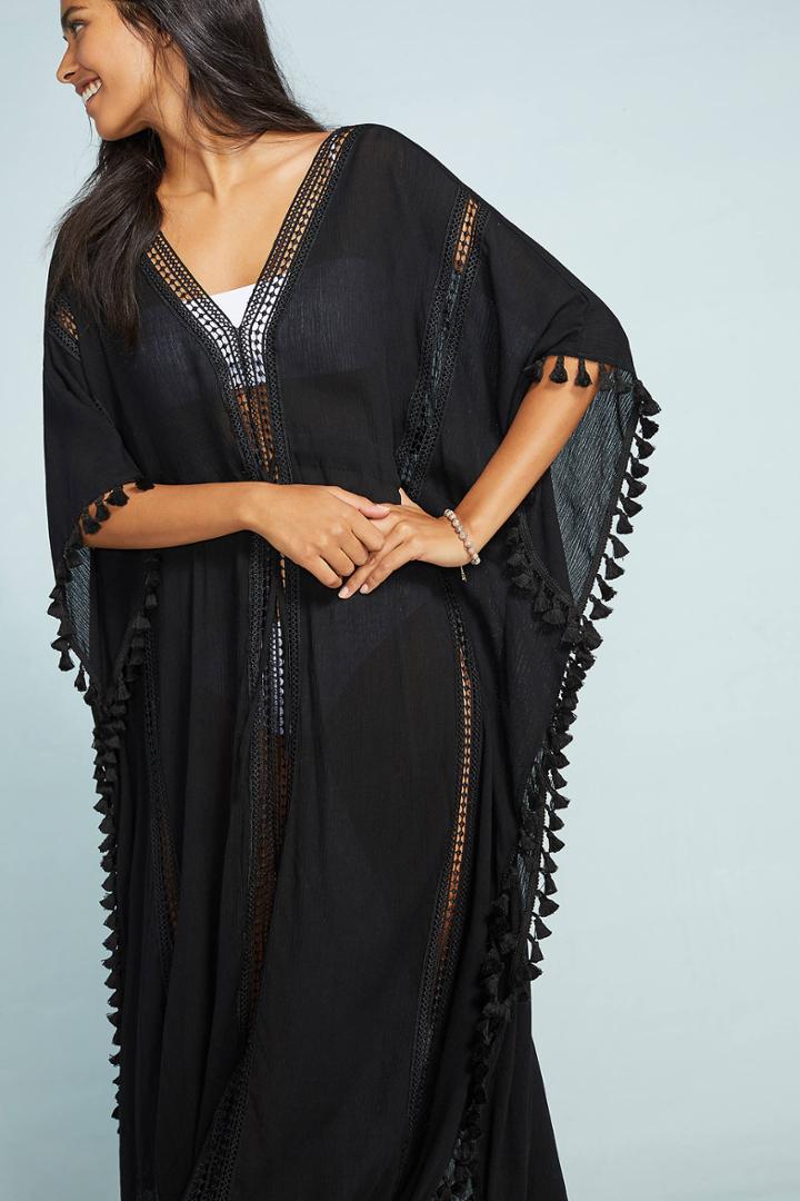 Michael Stars Tasseled Cover-up Dress