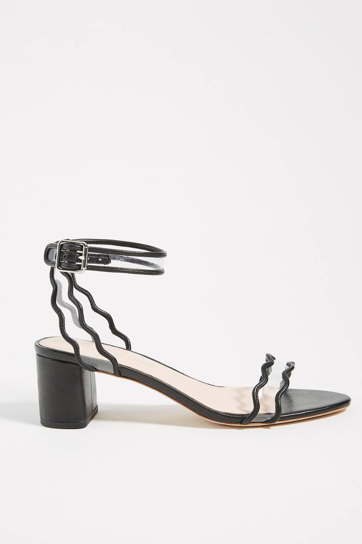 Loeffler Randall Scalloped Heeled Sandals