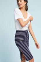 Dra Striped Knit Pencil Skirt