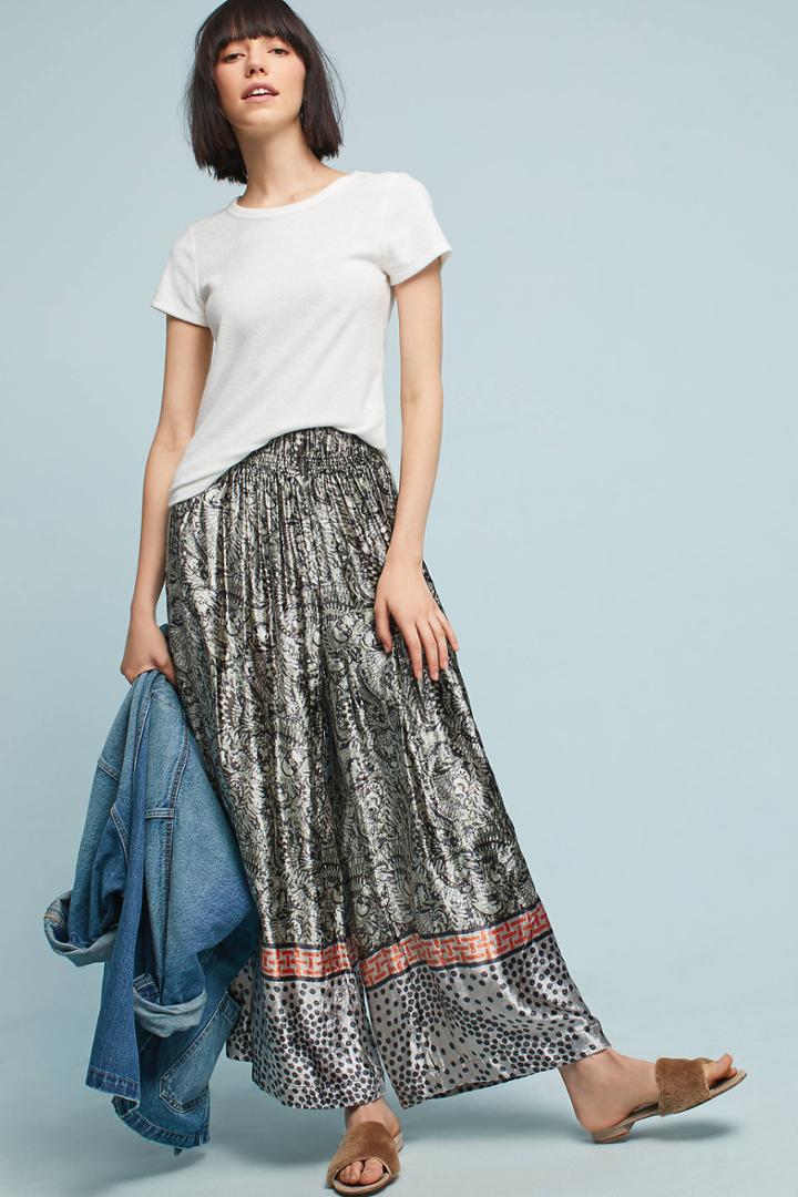 Bl-nk Velvet Dove Wide-legs