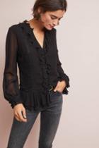 Laia Layna Ruffled Buttondown