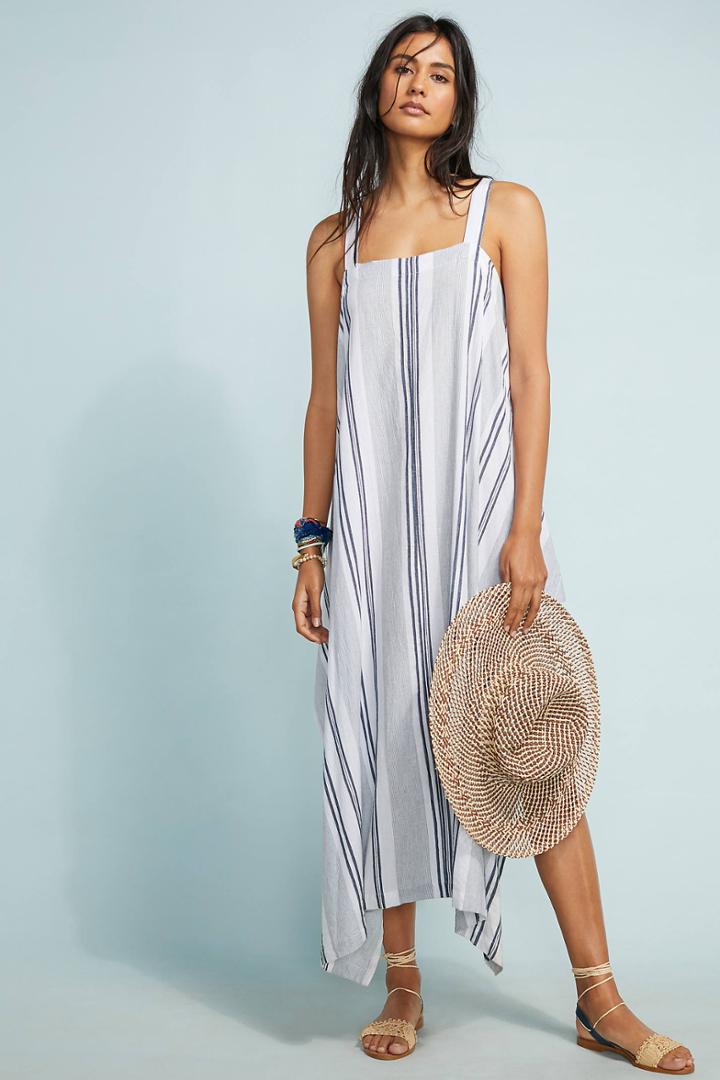 Shanty Cefalu Striped Cover-up Dress