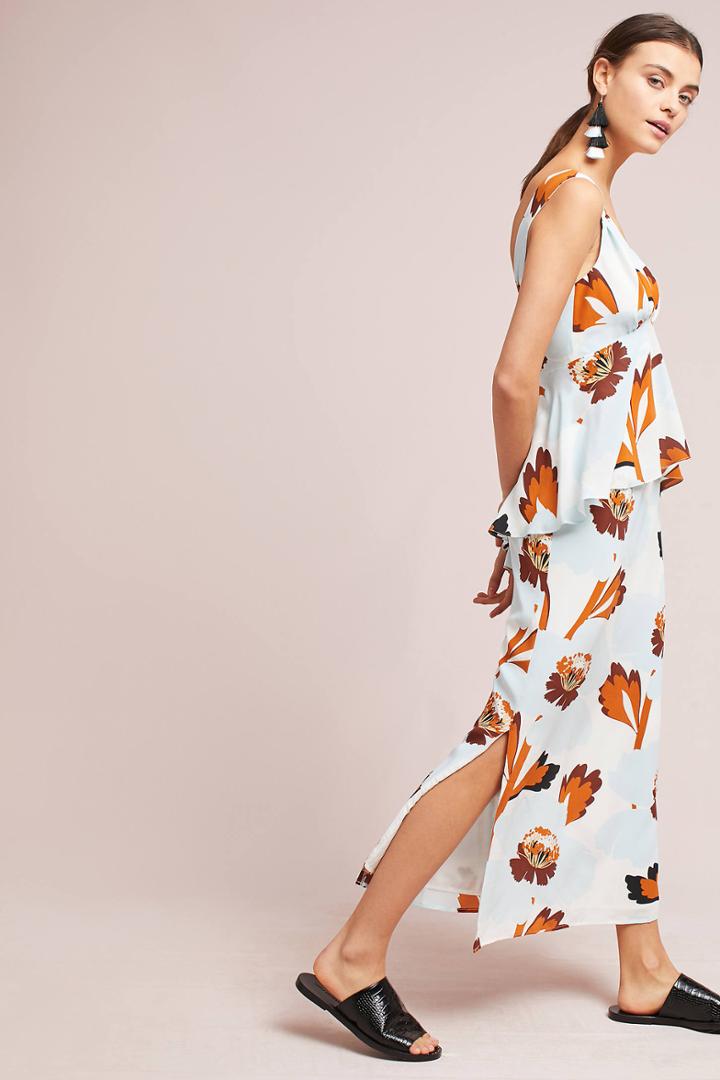 Anthropologie Pamela Silk Dress