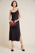Anthropologie Amelie Jacquard Slip Dress